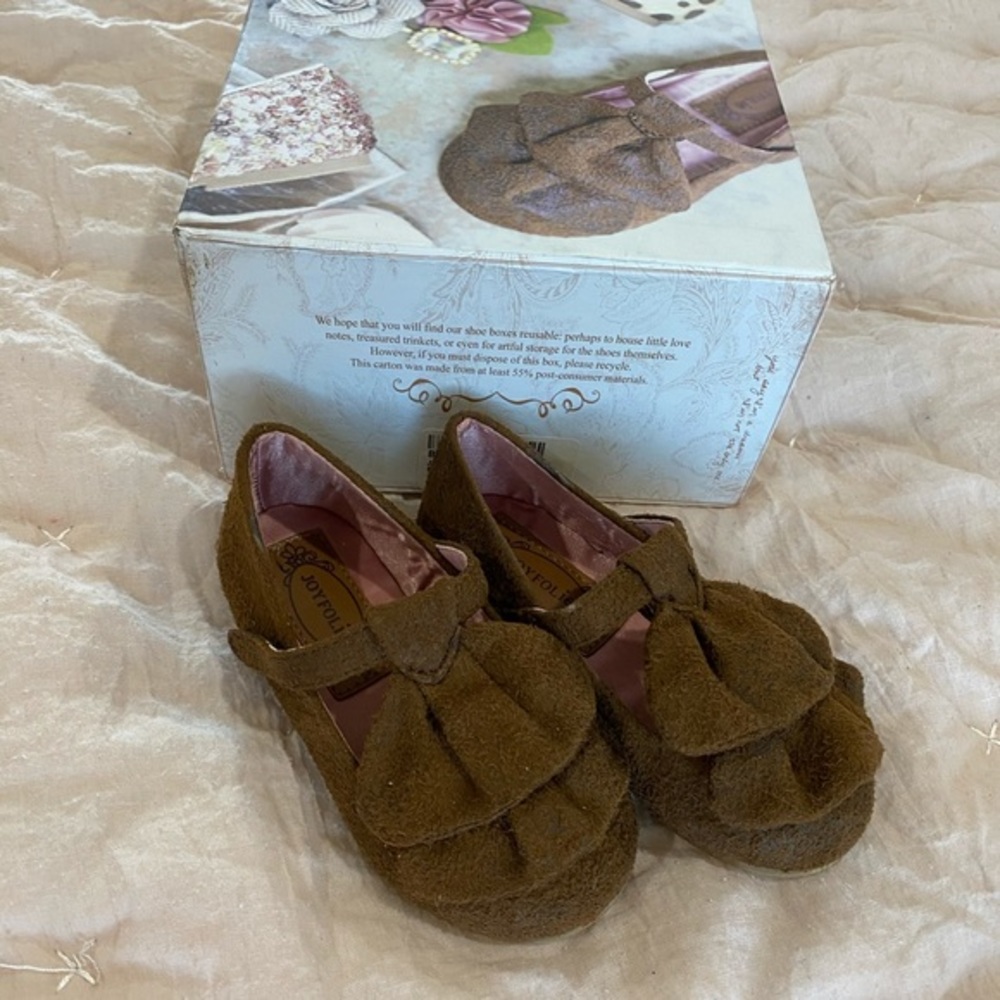 GUC ❤️ Joyfolie Double Ruffle Toddler SZ 7